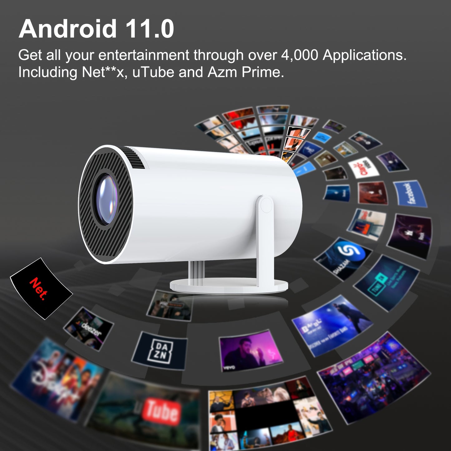 📽️ SmartBeam 4K – Der kompakte Heimkino-Projektor fürs Handy, Laptop & mehr 🎬✨