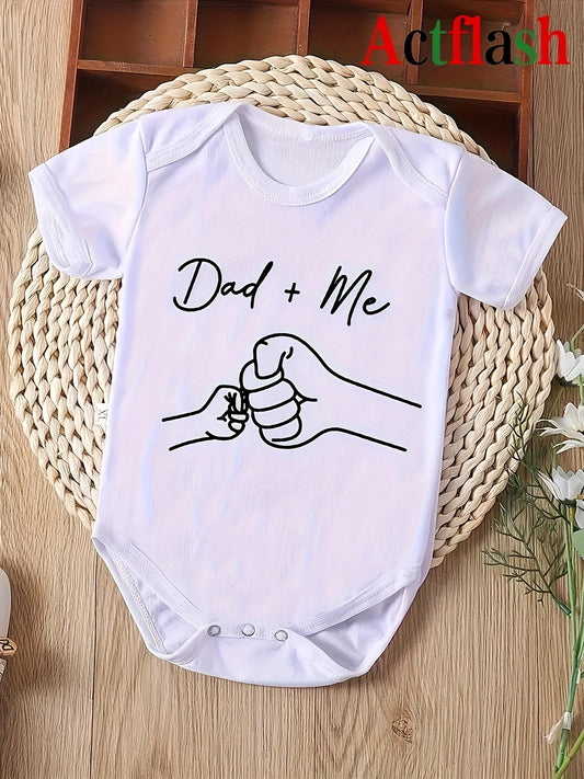 👊 Little Legend – „Dad & Me“ Baby-Body mit Fist-Bump-Aufdruck