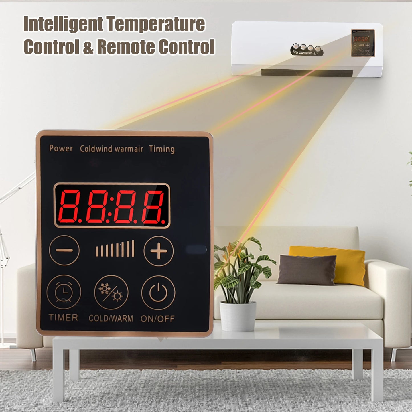 ❄️ ChillBreeze™ Mini-Klimaanlage – Tragbar, LED, Luftbefeuchter & USB-betrieben