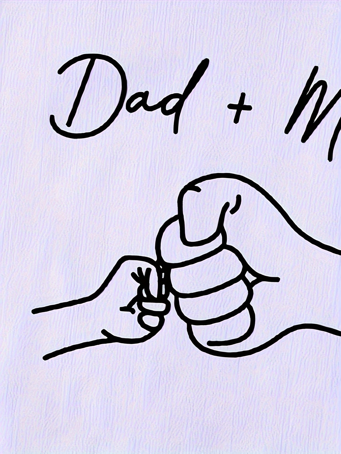 👊 Little Legend – „Dad & Me“ Baby-Body mit Fist-Bump-Aufdruck