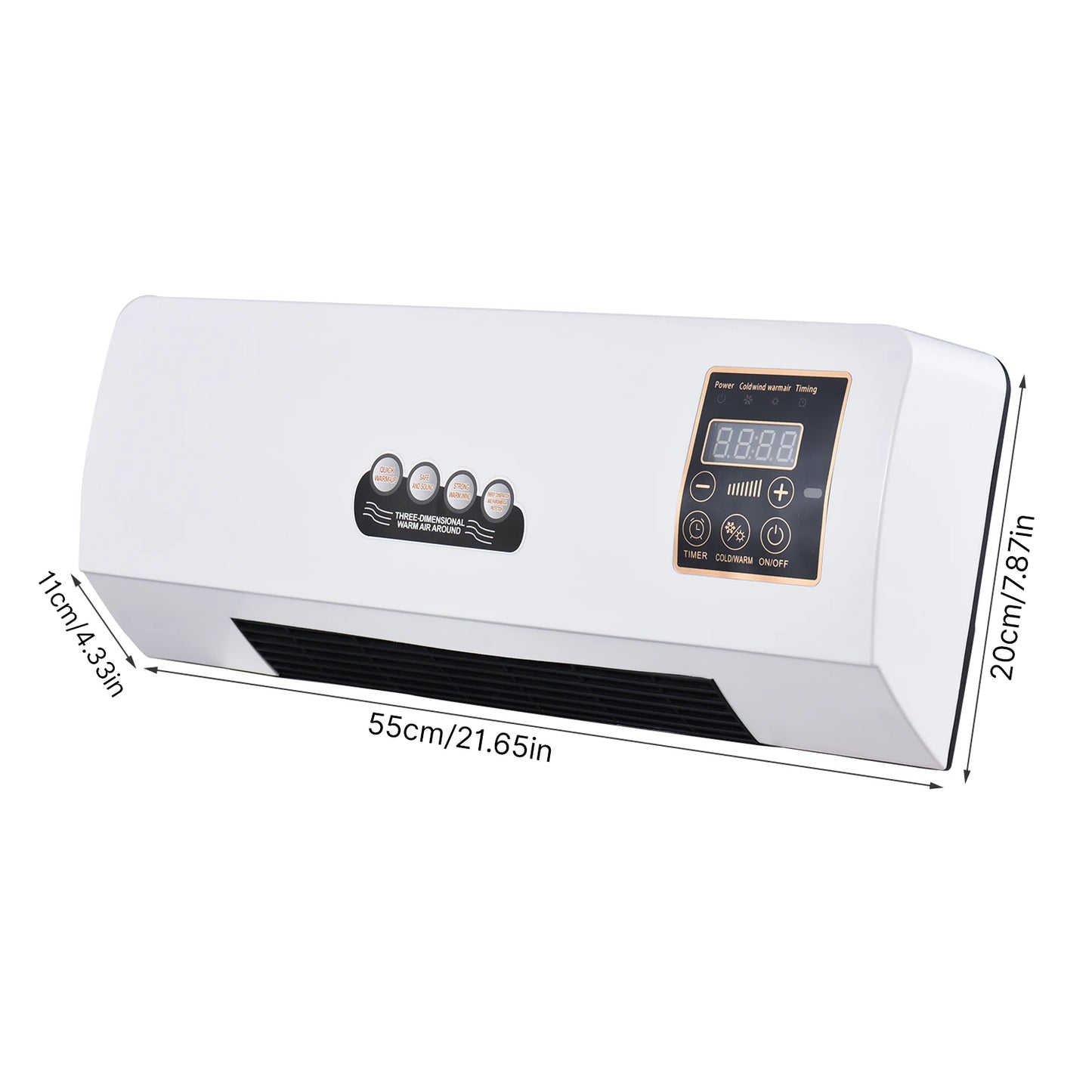 ❄️ ChillBreeze™ Mini-Klimaanlage – Tragbar, LED, Luftbefeuchter & USB-betrieben